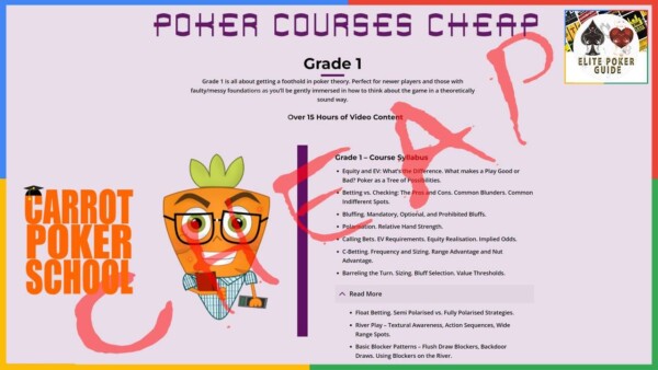 Carrot Corner - Carrot Poker School - Grade 1 Carrot Corner - Carrot Poker School - Grade 1