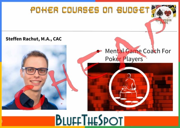 Bluffthespot Mindset Course by Steffen Rachut Cheap