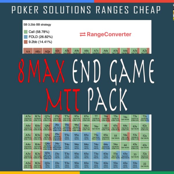 Rangeconverter 8MAX END GAME MTT PACK Solved Ranges for 8max End Game