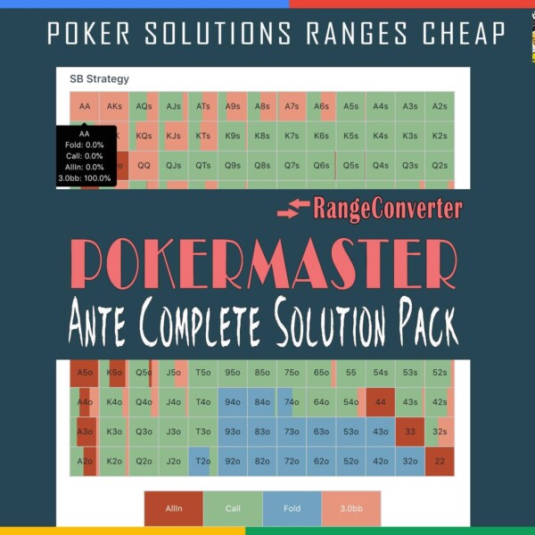 Rangeconverter POKERMASTER ANTE COMPLETE SOLUTION Cheap