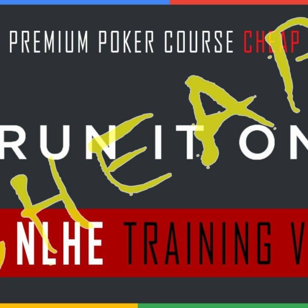RUN IT ONCE ELITE NLHE TRAINING VIDEOS 2023