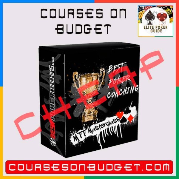 Best Poker Coaching MTT Masterclass Cheap