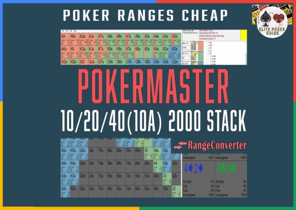 RANGECONVERTER POKERMASTER 10-20-40(10A) 100BB Cheap