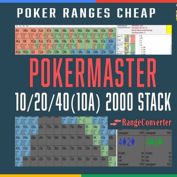 RANGECONVERTER POKERMASTER 10-20-40(10A) 100BB Cheap