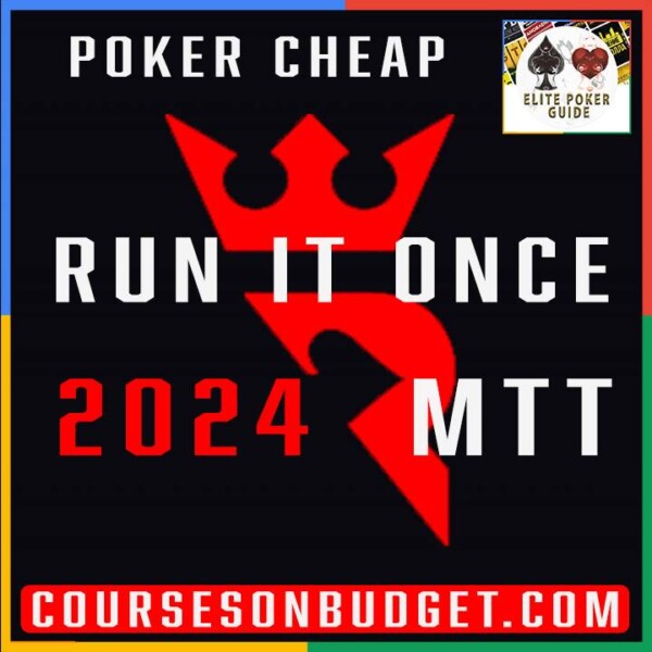 RUN IT ONCE ELITE MTT 2024 Cheap