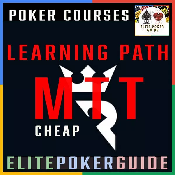 Run It Once MTT Learning Path 2025 tournament poker course cover at ElitePokerGuide.io