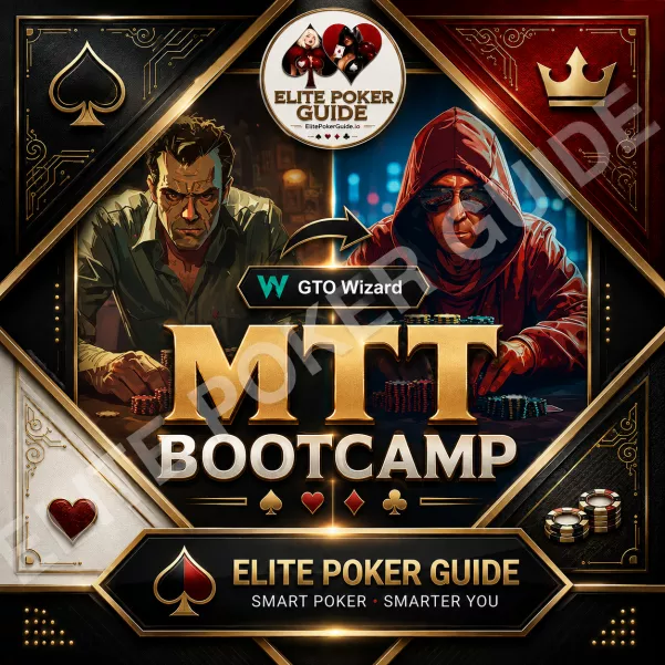 GTO Wizard MTT Bootcamp ICM tournament training course cover