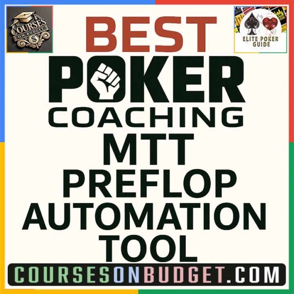 BEST POKER COACHING MTT PREFLOP AUTOMATION TOOL +