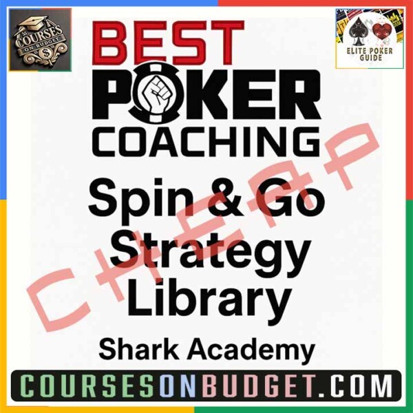 BEST POKER COACHING Spin & Go Strategy Library Shark Academy