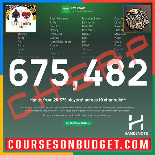 Hand2Note Live Poker Database Cheap