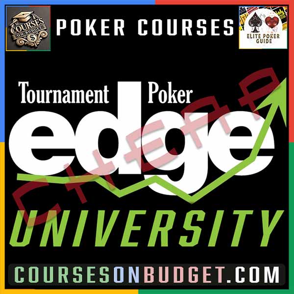 TOURNAMENT POKER EDGE UNIVERSITY
