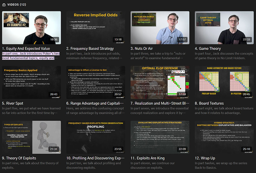 Solve For Why BACK TO BASICS - Foundational Poker Strategy Topics with Jack Laskey PROOF