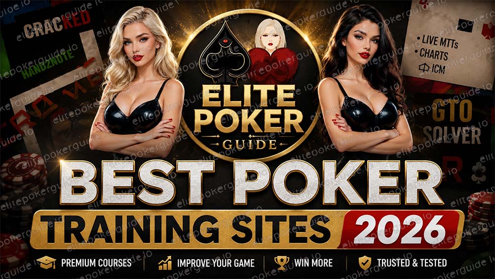 Best poker training sites 2026 — comparison of Upswing, Run It Once, BBZ, GTO LAB, PLO Mastermind and more at ElitePokerGuide.io