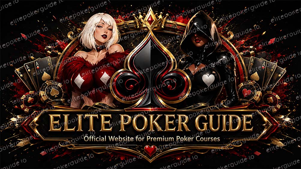 Elite Poker Guide official website for premium poker courses and poker training at ElitePokerGuide.io
