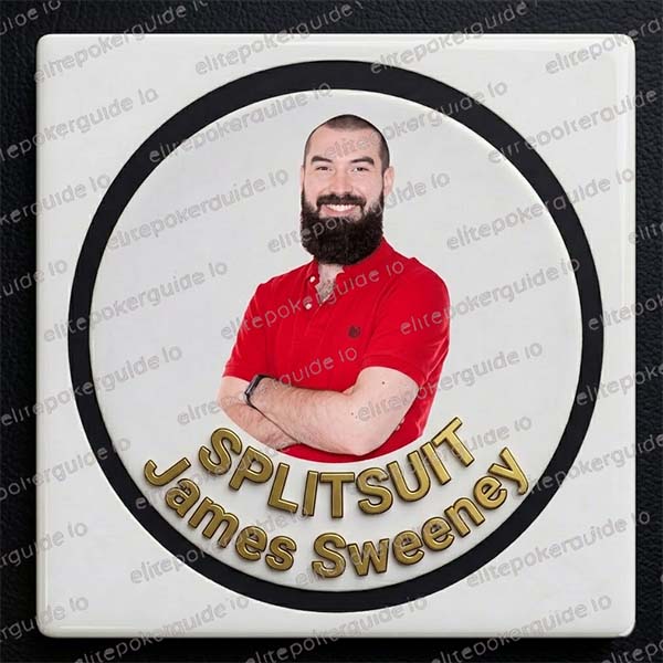 James Sweeney SplitSuit poker coach — Red Chip Poker co-founder and author