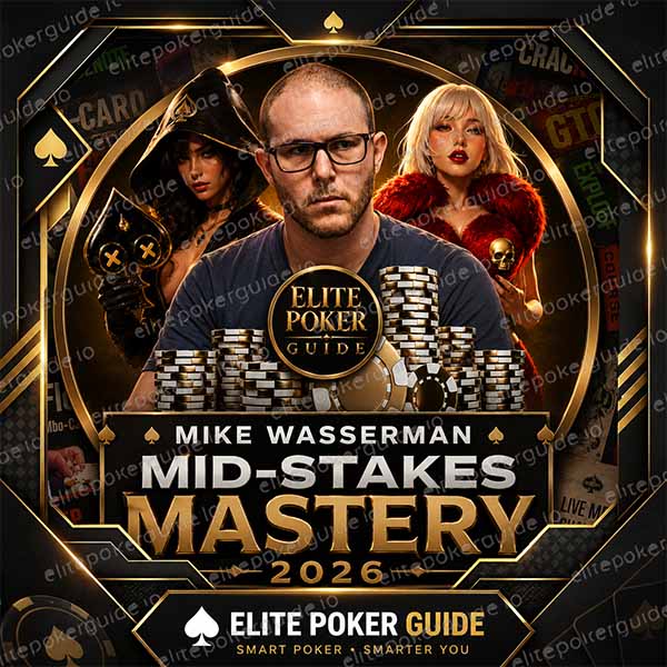 Mike Wasserman Mid-Stakes Mastery 2026 – MTT Poker Course