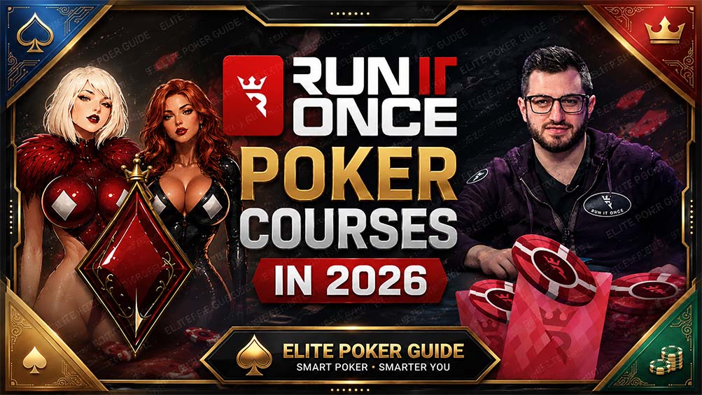 Run It Once poker courses 2026 — full library at ElitePokerGuide.io