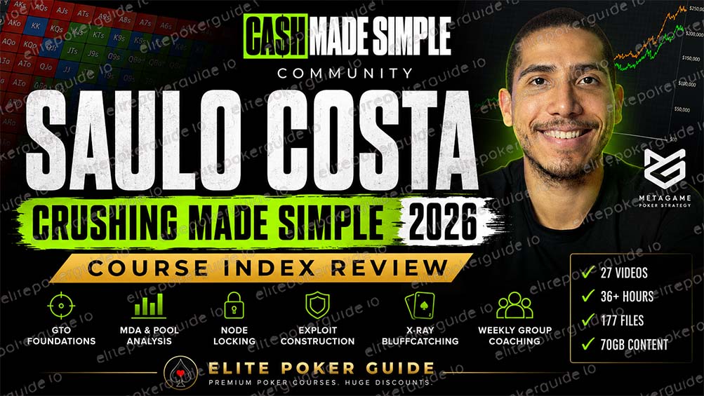 SAULO COSTA CRUSHING MADE SIMPLE 2026 Course Index Review by Elite Poker Guide