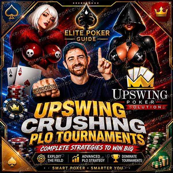 Upswing Poker, Crushing PLO Tournaments, Dylan Weisman, PLO Tournament Course, PLO ICM Strategy
