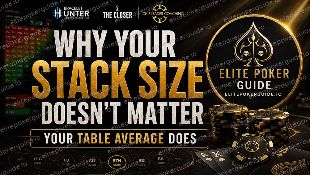 Tournament stack size strategy — table average vs field average explained