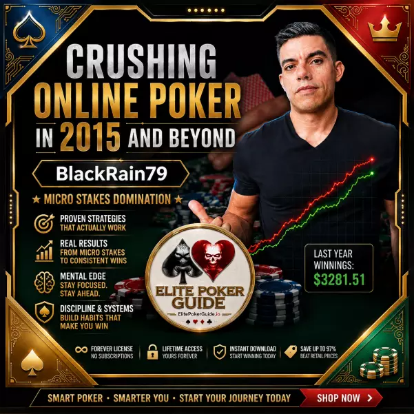 BlackRain79 Crushing Online Poker in 2015 and Beyond course cover