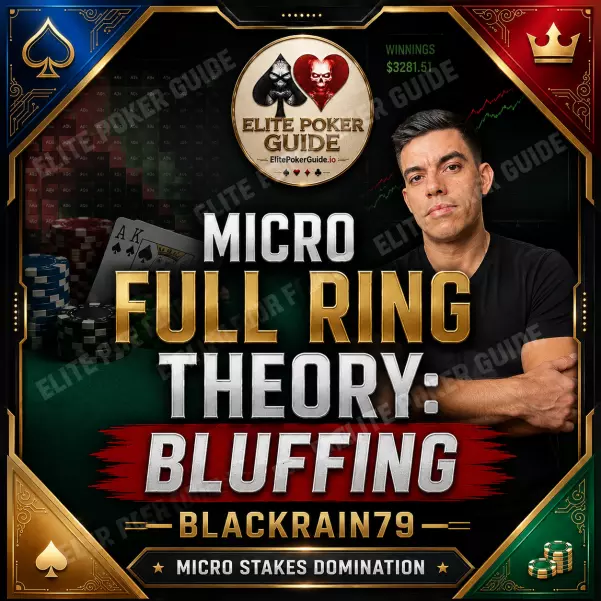 BlackRain79 Micro Full Ring Theory Bluffing 2-part series