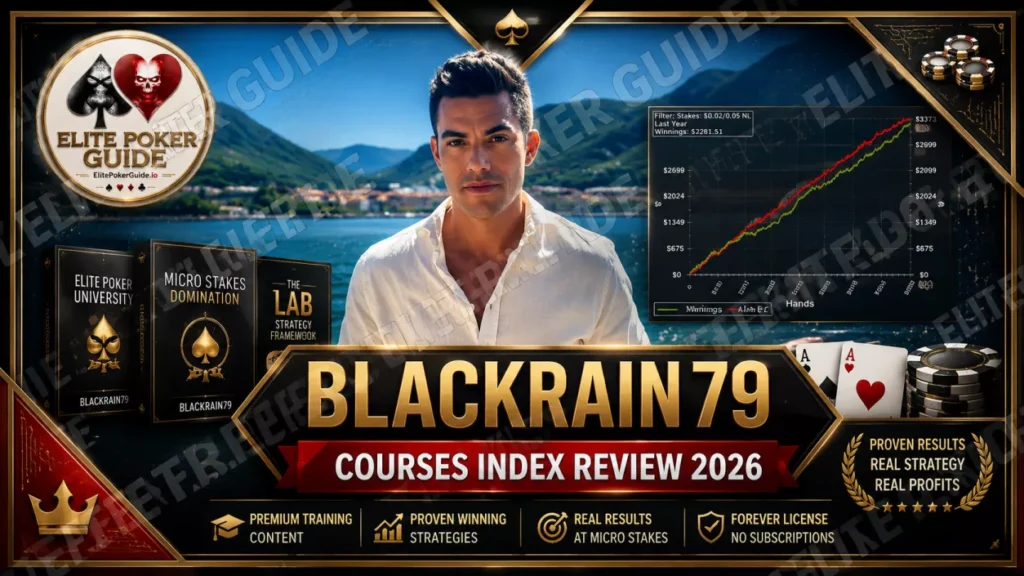 BlackRain courses index review 2026 — Elite Poker University and Micro Stakes Domination Bundle