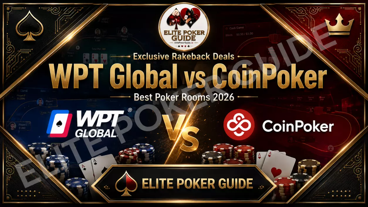Best poker rooms 2026 — WPT Global vs CoinPoker bonus comparison