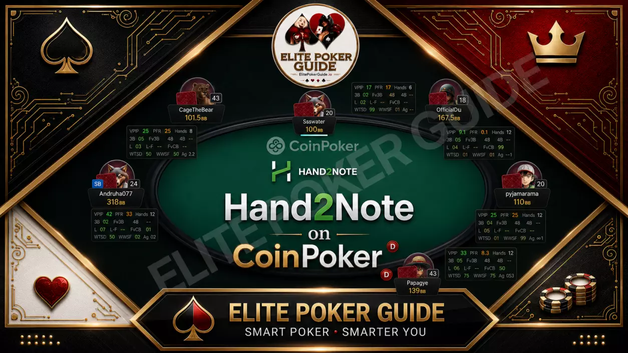 Hand2Note on CoinPoker 2026 — ExtraHud HUD setup guide