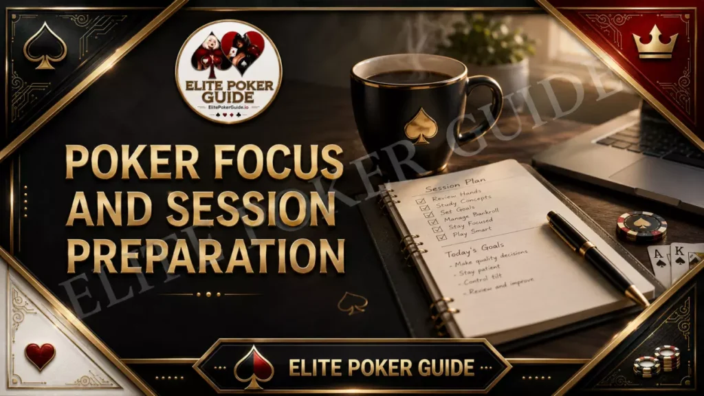 Poker focus and session preparation routine 2026