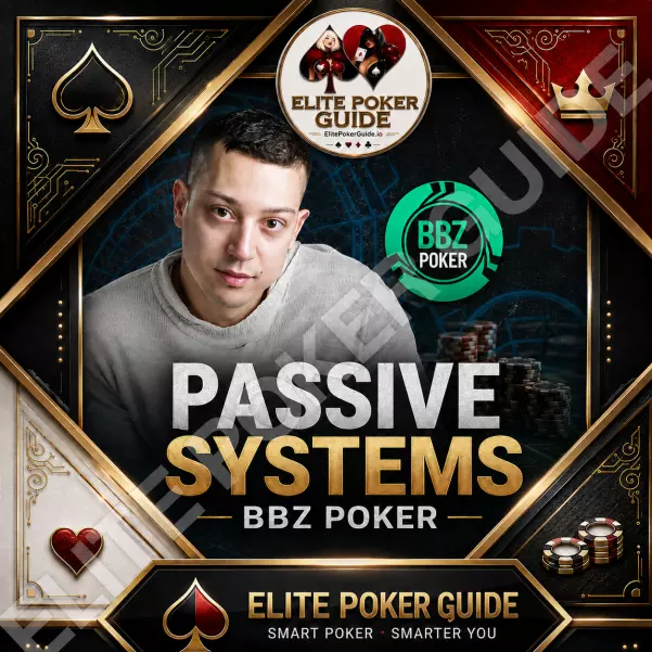 BBZ POKER PASSIVE SYSTEMS v2 BBZ Poker Passive Systems course cover by Jordan Drummond — post-flop poker training