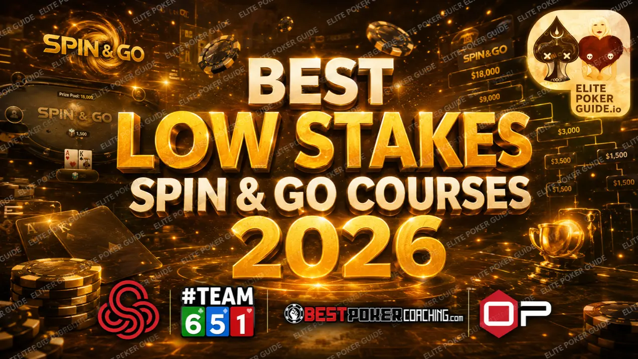 Best Low Stakes Spin & Go Courses 2026 — $7 to $30 Spin and Go training