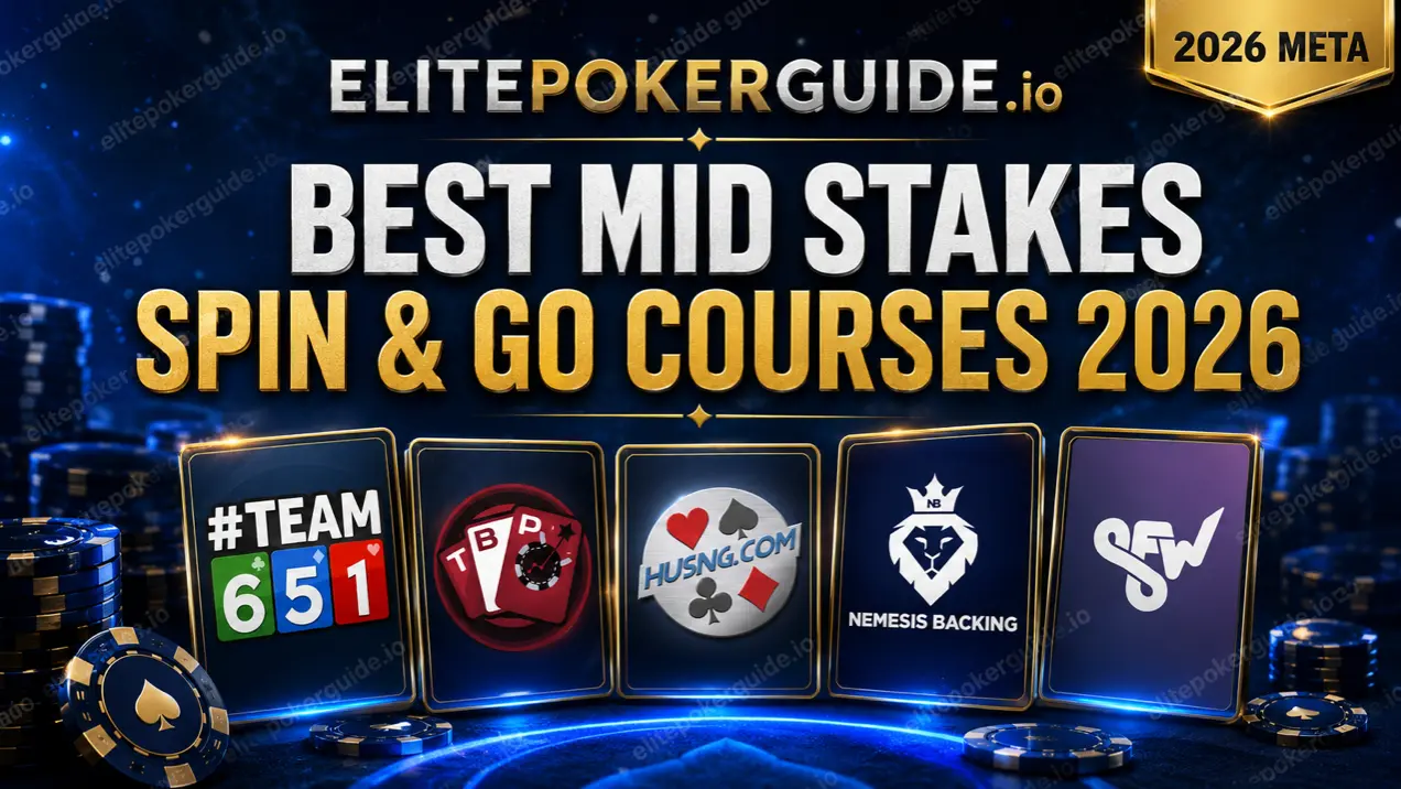 Best Mid Stakes Spin & Go Courses 2026 — $30 to $100 exploit training