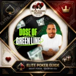 Saulo Costa Dose of Green Line poker course cover for GTO theory heuristics and bet sizing