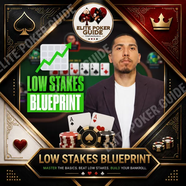 Saulo Costa Lowstakes Blueprint poker course cover for 2NL to 100NL cash games