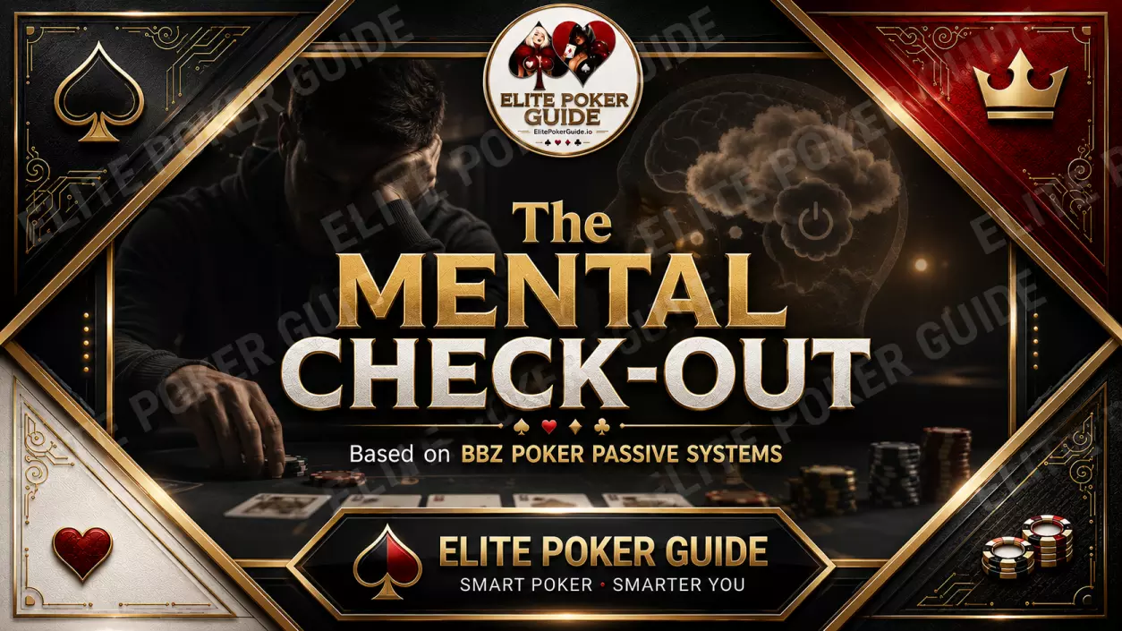 Turn check fold river bluff study guide 2026 — the mental check-out leak in poker