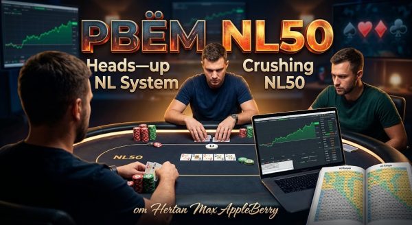 Рвём NL50 — Heads-up NL System Crushing NL50 от Hertan Max AppleBerry Рвём NL50 Heads-up NL System Hertan Max AppleBerry покер курс