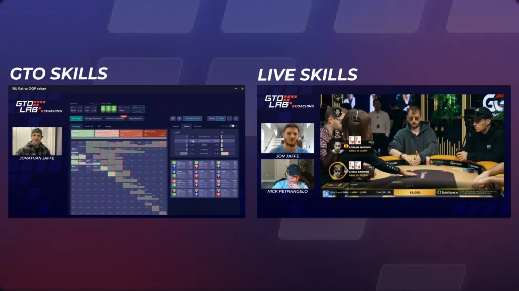 GTO Lab WSOP Bootcamp — what you will learn in the 5-day live tournament plan