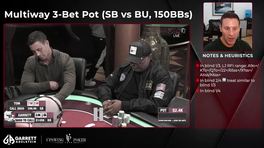 Destroy Live Cash hand 27 The Standard Triple Barrel vs VIPs – Hustler Casino Live era