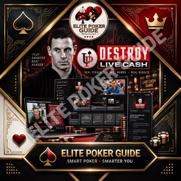 Upswing Poker Destroy Live Cash Destroy Live Cash course by Garrett Adelstein – Upswing Poker live cash game course cover