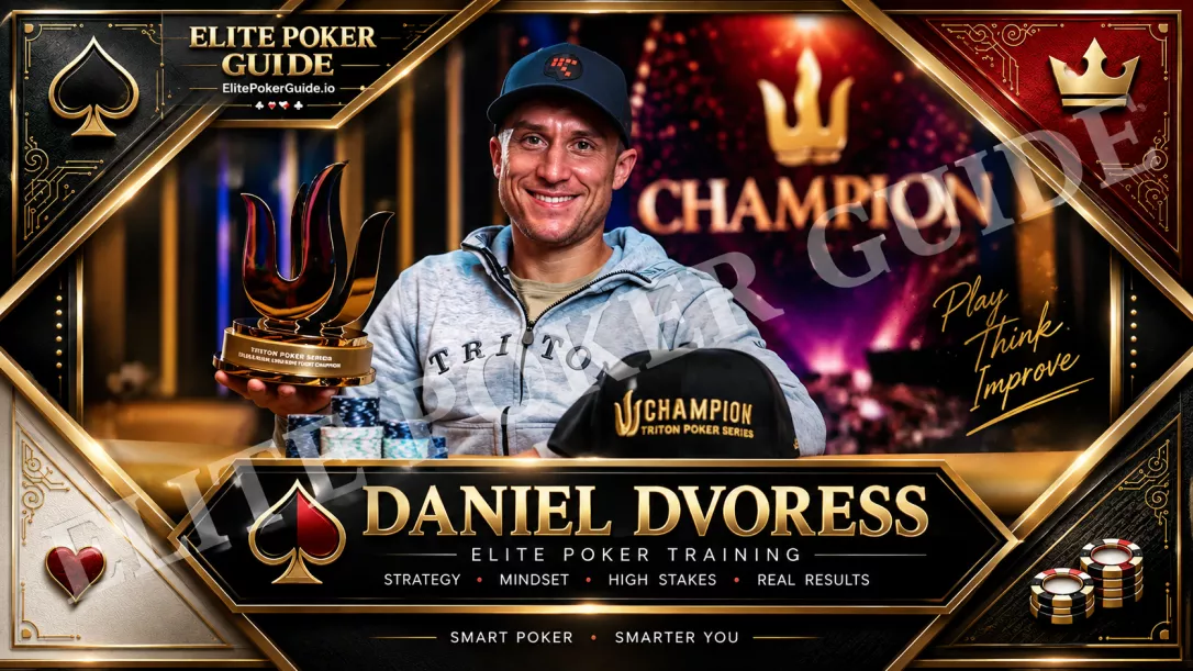 Daniel Dvoress poker coach training videos at ElitePokerGuide.io