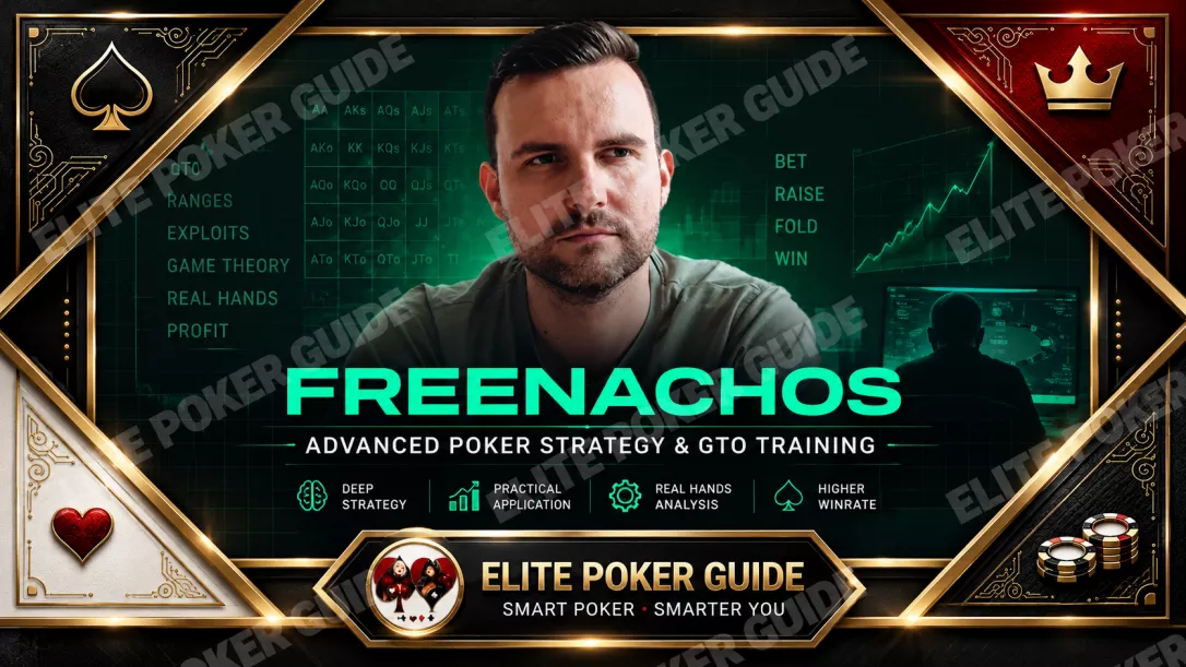 Freenachos poker coach Patrick Gerritsen data-driven NLHE training at ElitePokerGuide.io