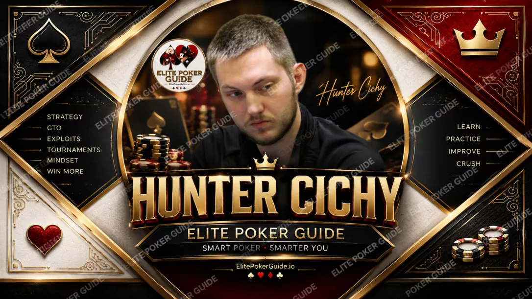 Hunter Cichy poker coach live cash game training at ElitePokerGuide.io