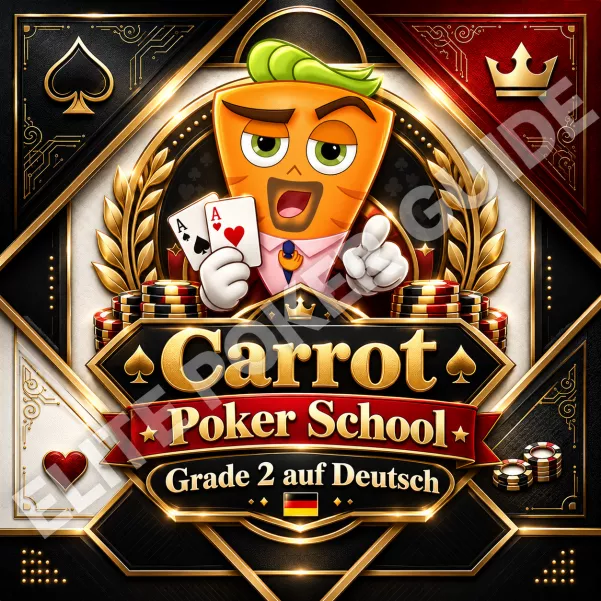 Carrot Poker School Grade 2 auf Deutsch – Pokerkurs von Pete Clarke 2026