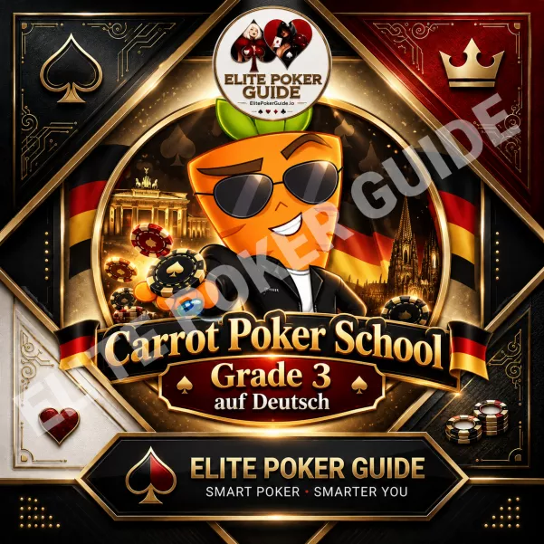 Carrot Poker School Grade 3 auf Deutsch – Pokerkurs von Pete Clarke 2026