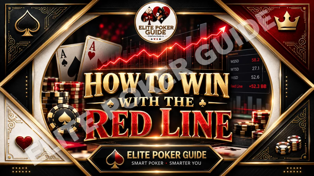 Infographic comparing four red line poker courses: Saulo Costa, Run It Once, Upswing and Robmaf
